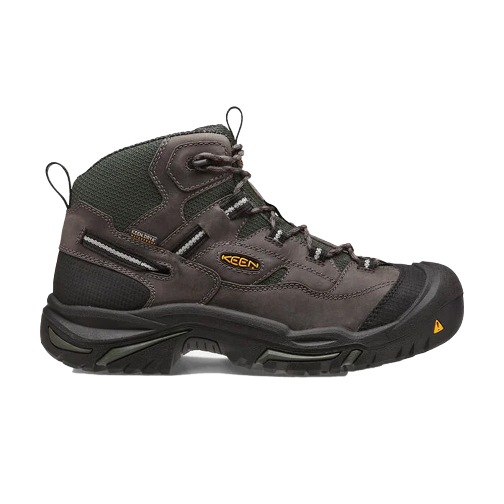 Keen Men's Braddock Waterproof Mid 4-1/2 Inch Work Boots with Steel Toe from GME Supply